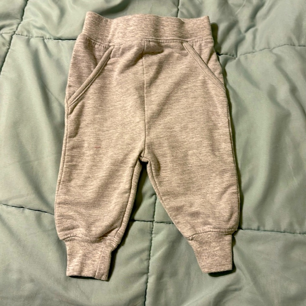 Heather grey jogger sweats